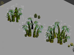 cartoon plant - bamboo 02 Modèle 3D