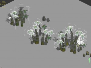 cartoon plant - bamboo 02 Modèle 3D