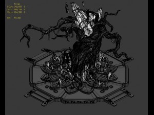thunderbolt - crystal tree Modelo 3D