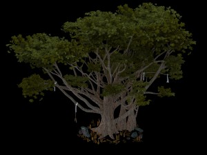 maya forest - big tree 043 3Dモデル