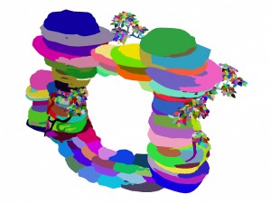 mount cliff - door plant 3D 模型