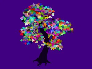 mount cliff - tree 03 3D Model