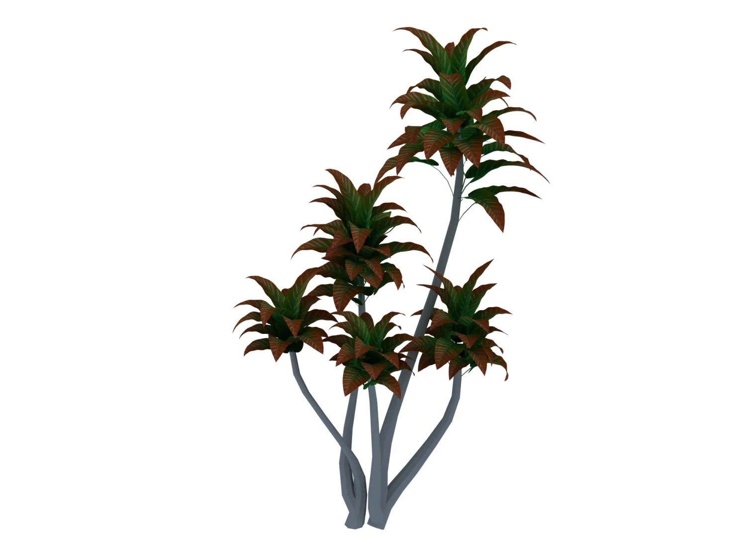 mount cliff - small plant 03 3D Model .c4d .max .obj .3ds .fbx .stl .blend 