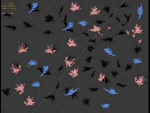 daughter village plants - peach branches 3D 모델
