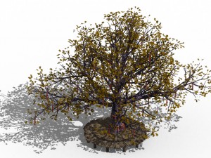 prayer tree 01 3D मॉडल