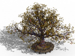 prayer tree 01 3D मॉडल