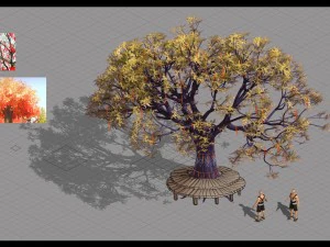 prayer tree 01 3D Model