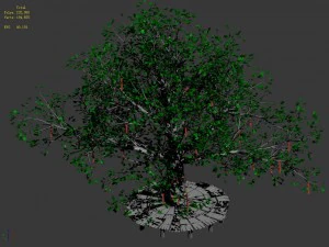 prayer tree 01 3D Model