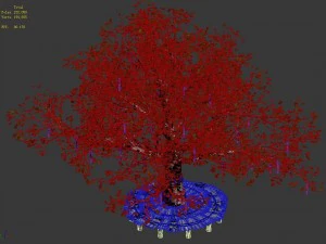 prayer tree 01 3D Model