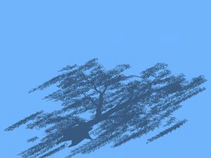 forest trees - willow 02 3D Model