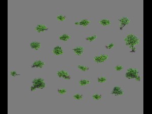 lion camel - mountain cliff plant 01 3D 모델