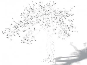 peach blossom island - trees 06 3D Model