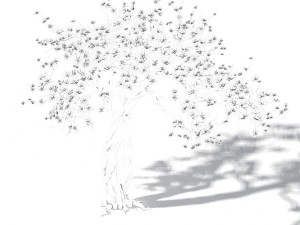 peach blossom island - trees 06 3D Model