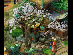 peach blossom island - trees 06 Modelo 3D