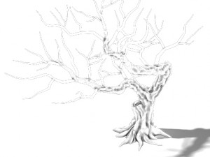 peach blossom island - peach tree 01 3Dモデル