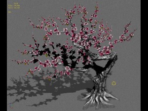 peach blossom island - peach tree 01 3Dモデル