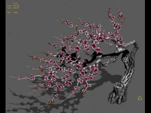 peach blossom island - peach tree 03 3D Model