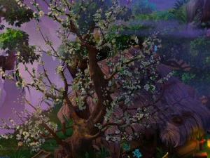 peach blossom island - plant - big trees 02 3D Model