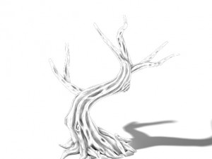peach blossom island - plant - willow 02 3D Model