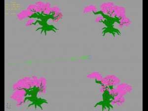 peach blossom island - plant - tree 05 3Dモデル