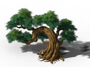 peach blossom island - plant - tree 07 Modelo 3D