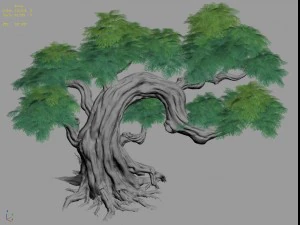 peach blossom island - plant - tree 07 3D Model