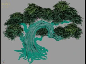 peach blossom island - plant - tree 07 3D Model