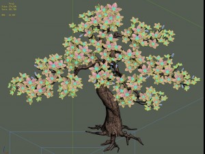 peach tree 61 3D Model