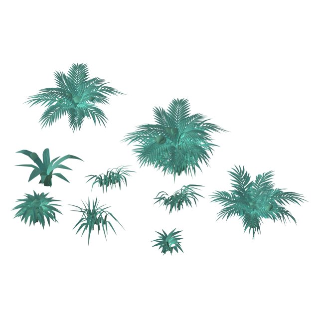 snow plant - flowers 62 3D Model .c4d .max .obj .3ds .fbx .stl .blend 