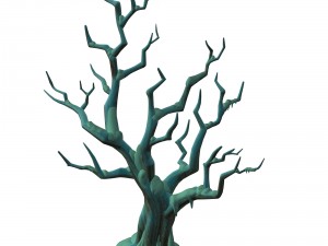 snow plant - dead tree 61 Model 3D