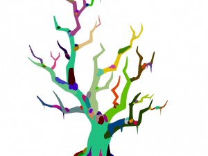 snow plant - dead tree 61 3D Model