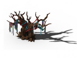 yanmen off - worship tree 3D मॉडल