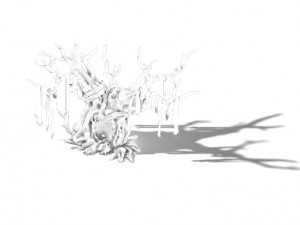yanmen off - worship tree 3D Модель