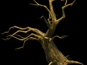 fairy town - dead tree 2 3D Model