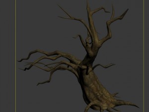 fairy town - dead tree 2 3D Model
