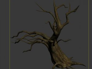 fairy town - dead tree 2 3D Model