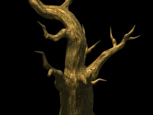 fairy town - dead tree 3 3D Modell