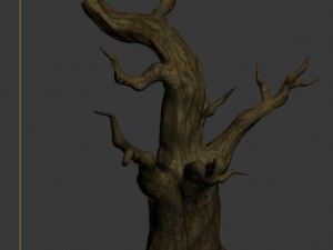 fairy town - dead tree 3 3D Modell