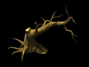 fairy town - dead tree 4 3D मॉडल