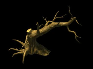 fairy town - dead tree 4 3D Model