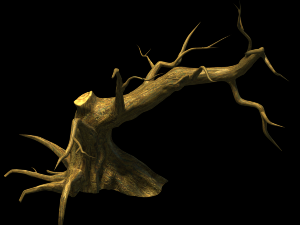 fairy town - dead tree 4 3D मॉडल