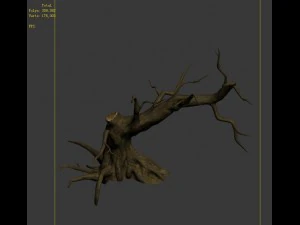 fairy town - dead tree 4 3D Model