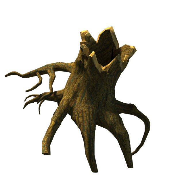 fairy town - dead roots 3D Model .c4d .max .obj .3ds .fbx .stl .blend 