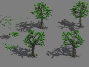 स्वागत पाइन 043 3D मॉडल