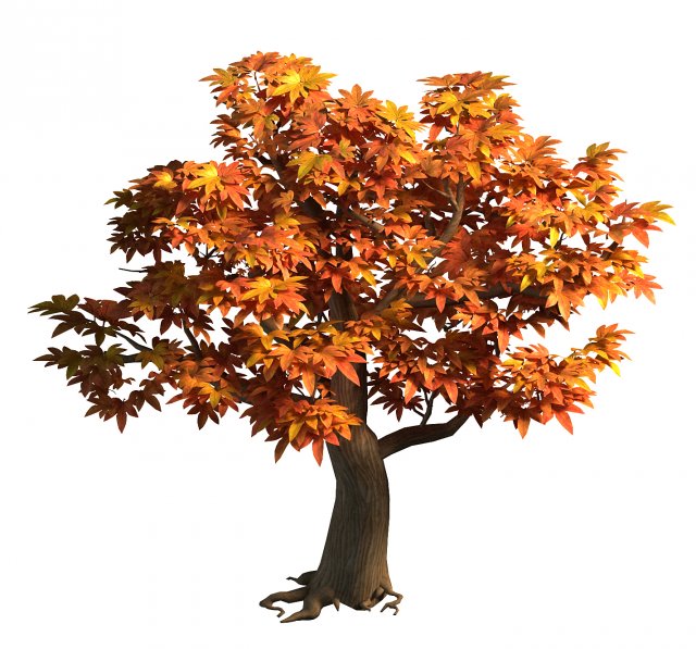 game model - maple 014 Model 3D .c4d .max .obj .3ds .fbx .stl .blend 