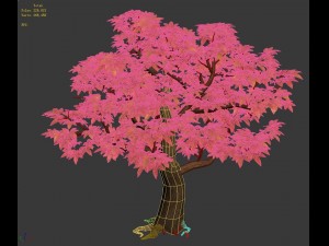 game model - maple 014 Model 3D