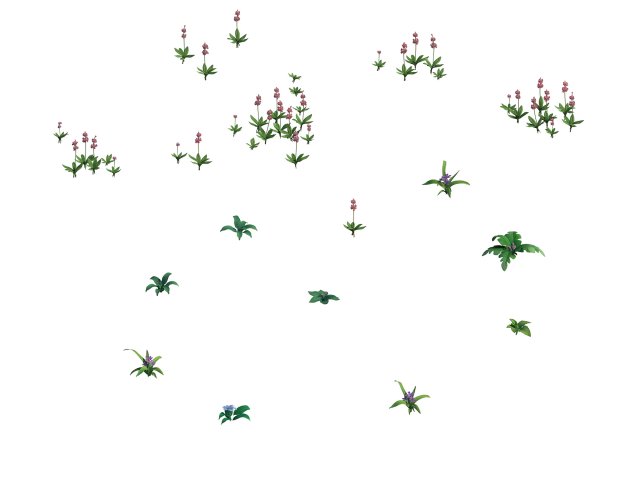 game plants - flowers 271 Modèle 3D .c4d .max .obj .3ds .fbx .stl .blend 