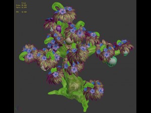 plant model - peach tree 271 3D मॉडल