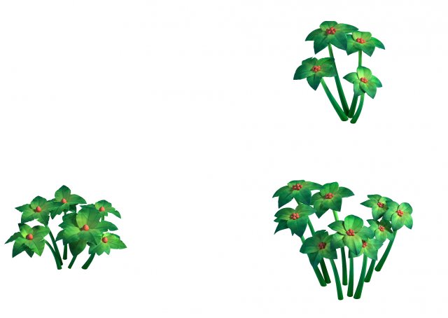 plant models - small plants 271 Modello 3D .c4d .max .obj .3ds .fbx .stl .blend