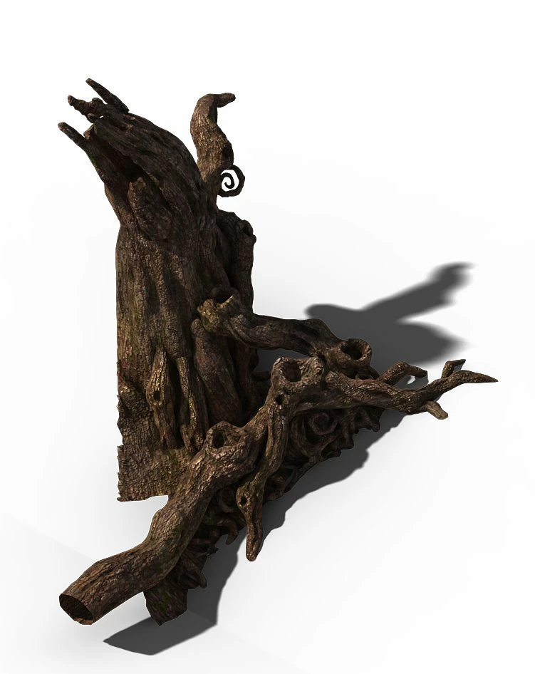zhongnanshan - beautiful personality tree root 01 3D Model .c4d .max .obj .3ds .fbx .stl .blend 
